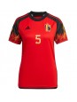 Ženski Nogometna dresi replika Belgija Jan Vertonghen #5 Domači SP 2022 Kratek rokav